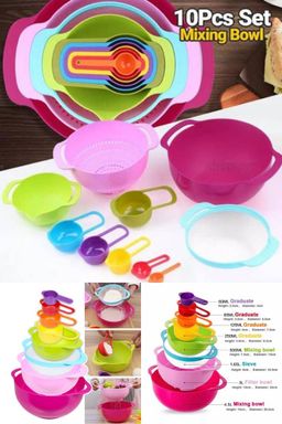 10 pcs mixing bowl