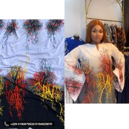 Tissu crêpe vintage racine : VENDU ❌❌❌