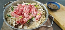 Beef brisket mushroom perilla hot pot (2~3 servings)