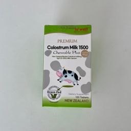 [면역/성장] 하이웰 초유 츄어블 120정(2개월분) | [Immune & Growth Support] HiWell Colostrum Chewable (Strawberry Flavor) 120tabs