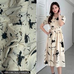 Tissu crêpe : VENDU ❌❌❌