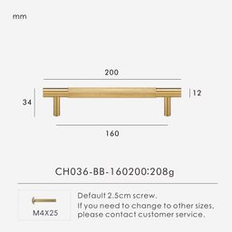 BRASS - 200MM