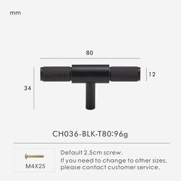BLACK - 80MM