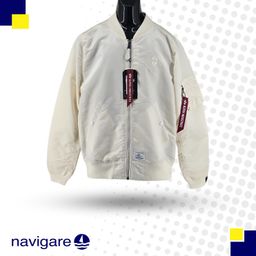 Alpha Bomber Off White