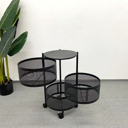 BLACK, 3 LAYER ROUND