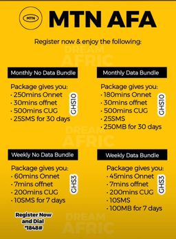 MTN AFA Bundle Registration