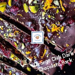 Orange Chili Dark Chocolate Bark