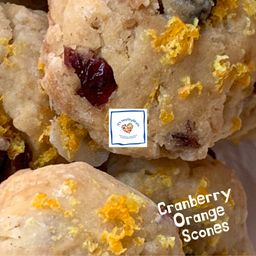 Cranberry Orange Scones (GLUTEN-FREE)
