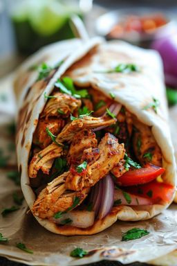 chicken shawarma with free 300ml soda