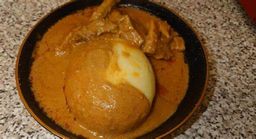 Sauce graine avec igname pilée - LA VIEILLE MARMITE