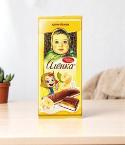 Шок(плит) Аленка 87г крем банан 