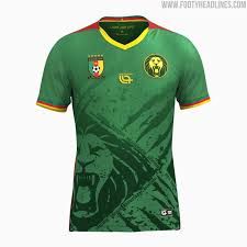 Indomptable Édition – Maillot Vert Domicile Cameroun