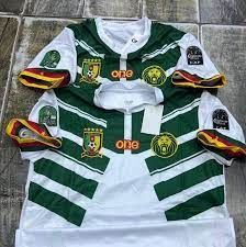 LION SPIRIT 2025 – Maillot Third Cameroun (Marque ONE)