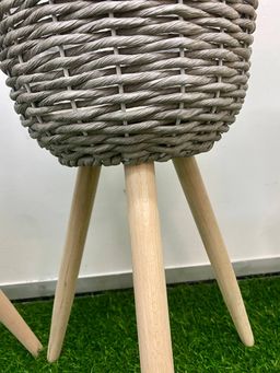 ROTTAN FLOWER POT - RS (PASU)