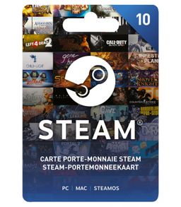 CARTE CADEAU STEAM 10 €