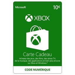 carte Xbox 10 €