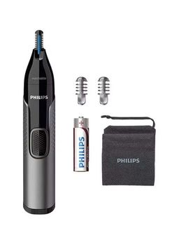 Philips UK Kitchen and Home Series NT3650/16 3000 Battery-Operated Nose, Ear and Eyebrow Trimmer,Grey