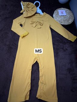 Set Turban Pleated Mustard 