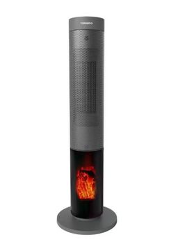 TPH-2000DFG- Ceramic Heater- 2000 Watt- 16 meter Remote -Grey