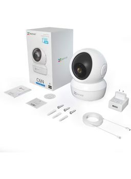 Ezviz c6n hd indoor wi-fi pan and tilt security camera - white