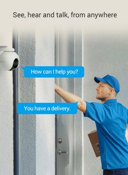 EZVIZ C8PF Security Camera Outdoor, 1080P Pan/Tilt/Zoom WiFi Camera, 8� Mixed Zoom and AI-Powered Person Detection Security Cam, IP65 Waterproof, Support MicroSD Card up to 512GB