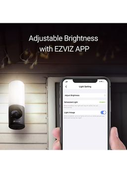 EZVIZ 2K+ Smart Outdoor Security Camera with Floodlight   (CS-LC3-A0-8B4WDL)