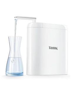 Tank Pro Water Filter With Digital Timer - 6 Purification Compressed Functions, White, 1 Year Warranty