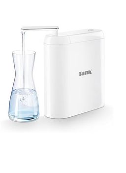 Tank Pro Water Filter With Digital Timer - 6 Purification Compressed Functions, White, 1 Year Warranty