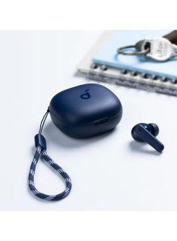 Soundcore By Anker R50i True Wireless Earbuds 10mm Drivers with Big Bass, Bluetooth 5.3, 30H Playtime, IPX5-Water Resistant, AI Clear Calls with 2 Mics, 22 Preset EQs via App,Blue