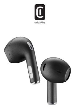 CellularLine Crystal Earphones TWS ENC - Black 8018080437311
