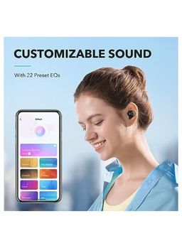 Soundcore by Anker A20i True Wireless Earbuds, Bluetooth 5.3, App, Customized Sound, 28H Long Playtime, Water-Resistant, 2 Mics for AI Clear Calls, Single Earbud Mode