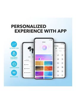 soundcore by Anker P20i Headphones In-Ear, 10 mm Driver, Bluetooth 5.3, Adjustable EQ, 30 Hours Playtime, IPX5 Waterproof, 2 Micros with AI, Can be Used Individually + 18 Local Warranty