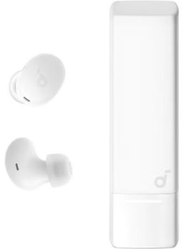 Soundcore Soundcore A30i by Anker, Noise Cancelling Earbuds, Lipstick-Shaped Stylish Design, Tiny, Lightweight Comfort, Smart Noise Cancelling, Clear Sound, 24H Playtime, IP54, Wireless Earbuds White