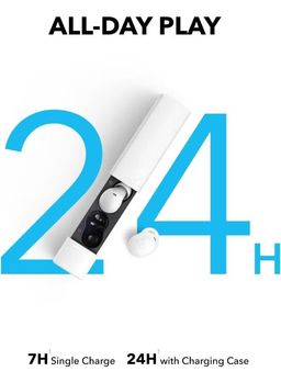 Soundcore Soundcore A30i by Anker, Noise Cancelling Earbuds, Lipstick-Shaped Stylish Design, Tiny, Lightweight Comfort, Smart Noise Cancelling, Clear Sound, 24H Playtime, IP54, Wireless Earbuds White