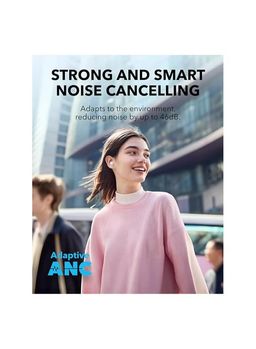 Soundcore Soundcore A30i by Anker, Noise Cancelling Earbuds, Lipstick-Shaped Stylish Design, Tiny, Lightweight Comfort, Smart Noise Cancelling, Clear Sound, 24H Playtime, IP54, Wireless Earbuds Blue