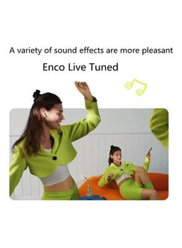 OPPO Enco Buds2 - Wireless Headphones, Fast Charging, Sweatproof, Large Capacity Battery, White Headset Wireless Earbuds ETE42