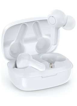CHOETECH Chotech True Wireless Earbuds, Big Bass 4 Mics, Clear Calls automatic noise reduction, IPX8 waterproof, Sensitive touch control, Comfortable to wear, Bluetooth 5.2,Tiny Size- White