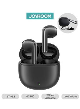 Joyroom JR-FB1 Funpods Series True Wireless Earphones DNC Detect Noise Cancellation Clear Calling Experience 2024 New Model, Black