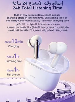 Earbuds True Wireless Joyroom JR-BC1 ANC (White)