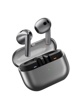 SAMSUNG Galaxy Buds3, Silver, Wireless Bluetooth Earbuds with Adaptive EQ/ANC, Hi-Fi Sound, 360 Audio, 1 year local warranty