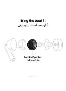 SAMSUNG Galaxy Buds3, Silver, Wireless Bluetooth Earbuds with Adaptive EQ/ANC, Hi-Fi Sound, 360 Audio, 1 year local warranty