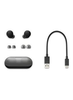 Sony WF-C500 True Wireless Headphones - Up To 20 Hours Battery Life With Charging Case - Voice Assistant Compatible - Built-In Mic For Phone Calls - Reliable Bluetooth Connection - Black