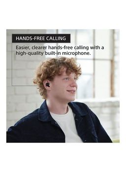 Sony WF-C500 True Wireless Headphones - Up To 20 Hours Battery Life With Charging Case - Voice Assistant Compatible - Built-In Mic For Phone Calls - Reliable Bluetooth Connection - Black