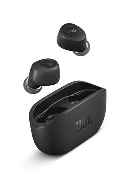 JBL WAVE100 TWS Fully Wireless Earbuds Bluetooth USB Type C Black JBLW100TWSBLK