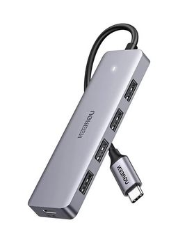 UGREEN USB C Hub, 4K30Hz HDMI USB C Hub Multiport Adapter with 4 USB 3.0 Ports, USB C Dongle Compatible with MacBook, iPad, iMac, iPhone 15 Pro/Pro Max, Samsung Galaxy S23 Ultra, Lenovo (20197)