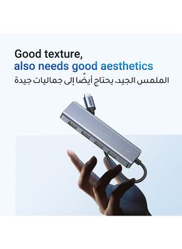 UGREEN USB C Hub, 4K30Hz HDMI USB C Hub Multiport Adapter with 4 USB 3.0 Ports, USB C Dongle Compatible with MacBook, iPad, iMac, iPhone 15 Pro/Pro Max, Samsung Galaxy S23 Ultra, Lenovo (20197)