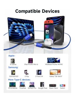 JSAUX 100W 5A USB-C to USB-C Fast Charging Cable - data cable (3.3ft/1M)