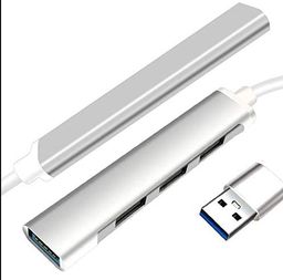 Original USB Multi - Interface adapter Type C to 4 USB hub, Type C 3.0 to USB 2.0, 4 in 1, 4 Port Expander for Phone, PC, Laptop, Mac-Book/Chrome - X001XDHH1L