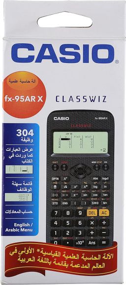 Casio fx-95arx calculator, black