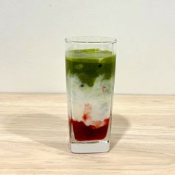 Strawberry Matcha Latte